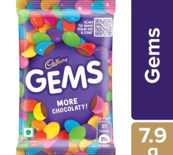 Cadbury Gems Chocolate, 7.9 g Pouch