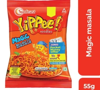 Sunfeast YiPPee! Magic Masala Instant Noodles, 55 g Pouch