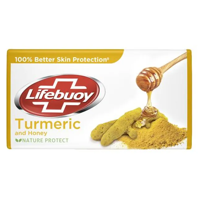 Lifebuoy Turmeric & Honey Soap, 100% Better Skin Protection, 100 g