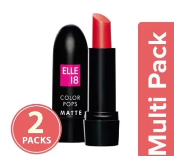 Elle 18 Color Pop Matte Lip Colour 2×4.3 g Multipack