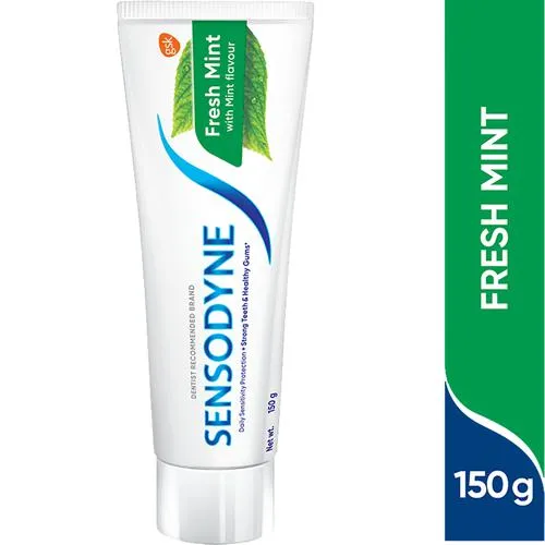 Sensodyne Toothpaste – Fresh Mint, Sensitive For Daily Sensitivity Protection, 150 g