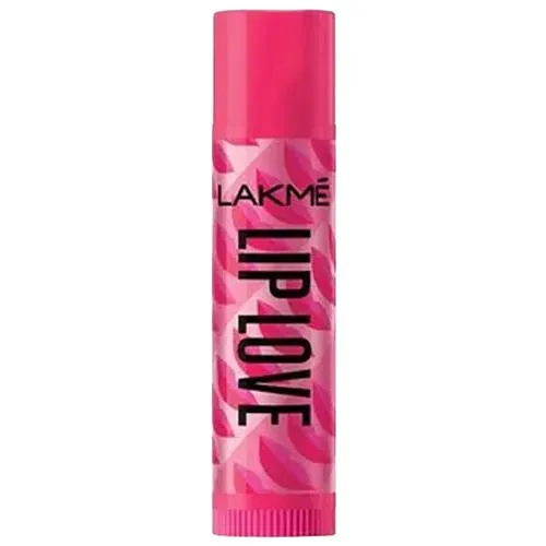 Lakme Lip Love SPF 15 Lip Balm – For Soft Lips, 4.5 g Strawberry