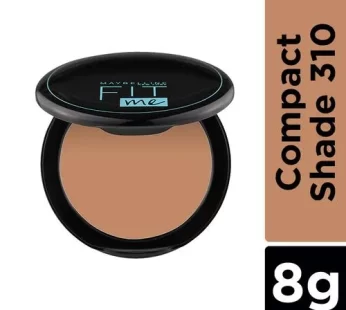 Maybelline New York Fit Me Matte Poreless Compact Powder, 310 Sun Beige, 6 gm