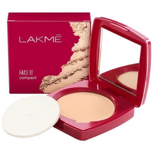 Lakme Compact – Face It, Matte Finish Powder For Instant Glow, 9 g Marble