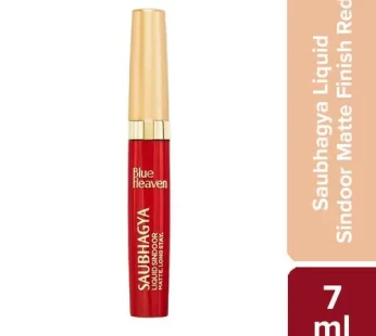 Blue Heaven Saubhagya Liquid Sindoor – Matte Finish, Long Stay, 7 ml Red