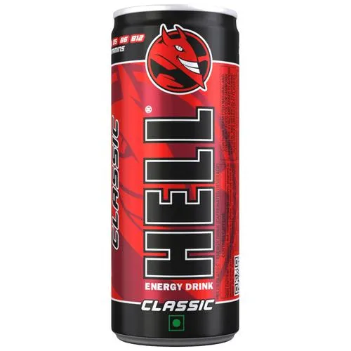 HELL ENERGY Drink – Classic Caffeinated Beverage 250 ml