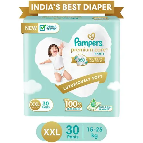 Pampers Premium Care Diapers – XXL, 30 pcs