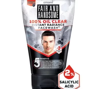 Fair And Handsome 100% Oil Clear Facewash, 100 g