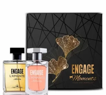 Engage L’amante Eau De Perfume Combo Gift Box – Absolute & Intensity For Men & Women 100 ml (Pack of 2)