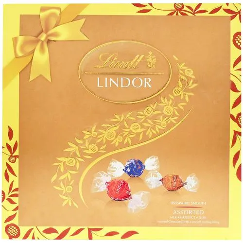 Lindt Lindor Assorted Chocolates – Gift Box 100 g