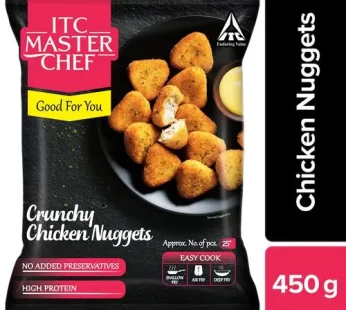 ITC Master Chef Crunchy Chicken Nuggets – Non-Veg Frozen Snack Ready To Cook 450 g