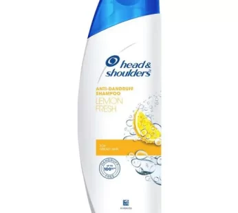 Head & shoulders Lemon Fresh Anti-Dandruff Shampoo – For Greasy Hair Upto 100% Dandruff Free 180 ml Bottle