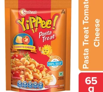 Sunfeast YiPPee! Pasta Treat – Cheesy & Soft Suji/Rawa Tomato Cheese 65 g