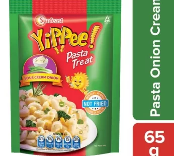 Sunfeast YiPPee! Pasta Treat – Cheesy & Soft Suji Rawa Sour Cream & Onion 65 g