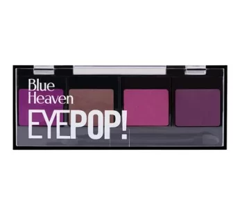 Blue Heaven Eyeshadow Palette – Eyepop, 4-In-1 Matte & Metallic 12 g Berry Madness