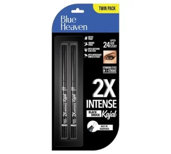 Blue Heaven Kajal – 2X Intense, Black Shock 2 pcs (0.35 x 2 Units)