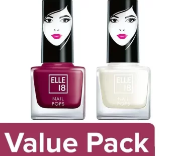 Elle 18 Nail Pops Nail Color 5 ml Shade 39 + Nail Pops Nail Color 5 ml Shade 31 Combo 2 Items