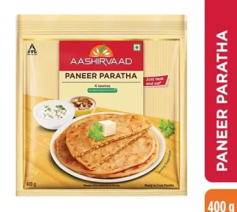 Aashirvaad Paneer Paratha – Ready To Cook No Added Preservatives Easy To Prepare Deliciou, Frozen 400 g Pouch