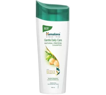 Himalaya Gentle Daily Care Natural Protein Shampoo protects from daily wear and tear Gently cleanses & strengthens With Chickpea Licorice & Amla For Women & Men 180 ml