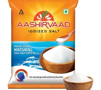 Aashirvaad Salt/Uppu – Iodised 1 kg Pouch