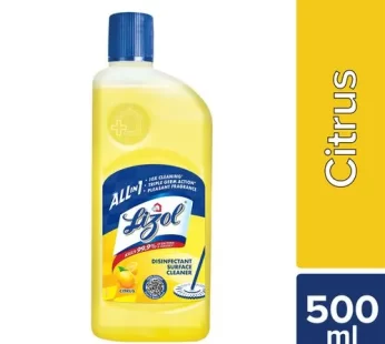 Lizol Disinfectant Surface & Floor Cleaner – Citrus 500 ml