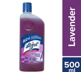 Lizol Disinfectant Surface & Floor Cleaner Liquid – Lavender 500 ml