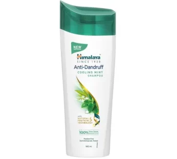 Himalaya Anti-Dandruff Cooling Mint Shampoo up to Zero relief dandruff and itchy scalp with Cooling mint and Tea Tree oil 180 ml