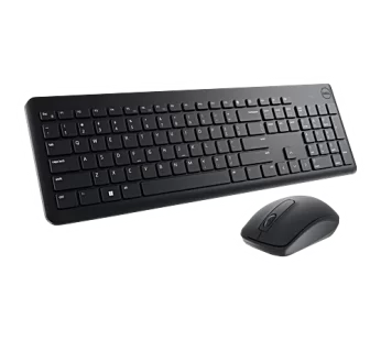 Dell KM3322W Wireless Keyboard & Mouse Combo (1000 DPI Spill Resistant Black)