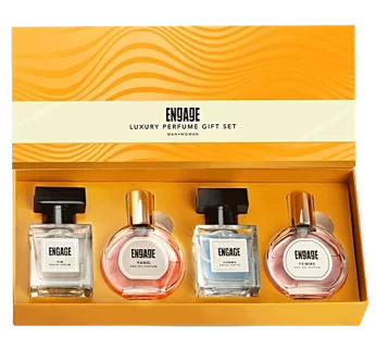 Engage Luxury Perfume Gift Set – For Men & Women Assorted Fragrances 1 pc (25 ml x 4 pcs)