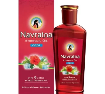 Navratna Ayurvedic Cool Oil – With 9 Active Ingredients, Relieves, Relaxes, Rejuvanates 100 ml