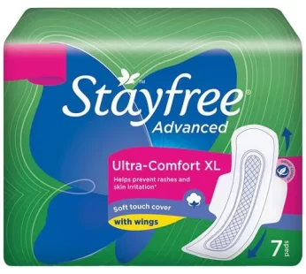 STAYFREE Sanitary Pads – Advanced Xl Soft Ultra-Thin with Wings 7 Pads
