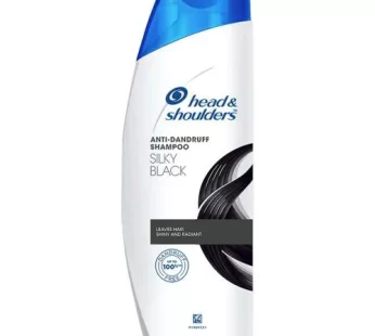 Head & shoulders Silky Black Anti-Dandruff Shampoo – Leaves Hair Shiny & Radiant Upto 100% Dandruff Free 180 ml