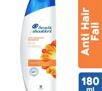 Head & shoulders Anti-Hairfall & Anti-Dandruff Shampoo Upto 100% Dandruff Free 180 ml