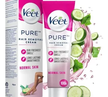 Veet Pure Hair Removal Cream – For Women With No Ammonia Smell Normal Skin 100 g