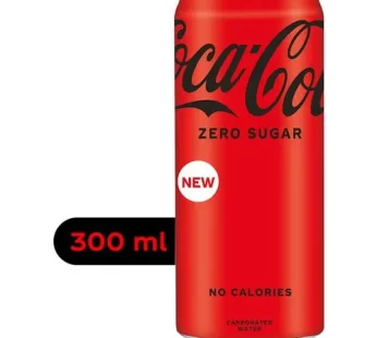 Coca Cola Zero Sugar Soft Drink 300 ml Can