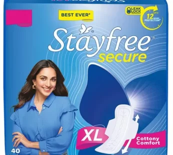 STAYFREE Sanitary Pads – Secure Cottony XL 40 pcs