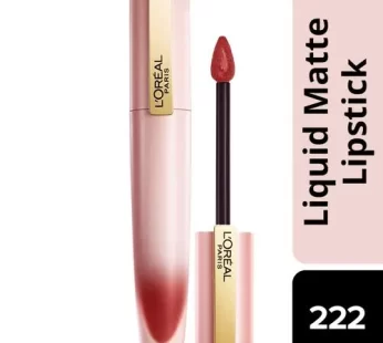 L’OREAL PARIS Liquid Lipstick – Chiffon Signature Mask Friendly 7 ml 222 I Impassion