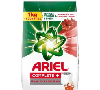 Ariel Complete + Semi-Auto & Hand Wash Detergent Washing Powder 1.5 kg