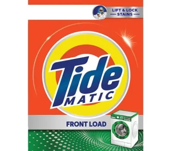 Tide Matic Front Load Detergent Powder – Removes Tough Stains, Refreshing Fragrance 1 kg