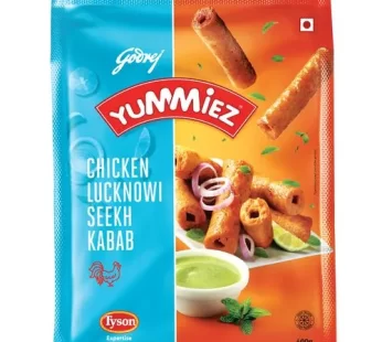 Godrej Yummiez Chicken Lucknowi Seekh Kabab 400 g Pouch