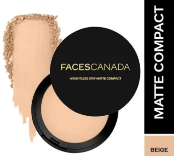 FACES CANADA Weightless Stay Matte Compact – SPF-20 Vitamin E & Shea Butter 9 g Beige 03