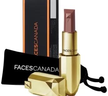 FACES CANADA Ultime Pro Belle De Luxe Jewel Cut Lipstick – Luxurious Satin Matte Finish 3.8 g Coco Rouge 03