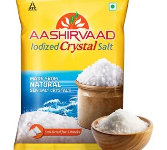 Aashirvaad Iodized Crystal Salt/Uppu 1 kg