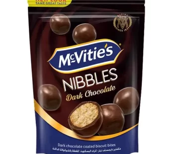 McVitie’s Nibbles Dark Chocolate Coated Biscuit Bites 110 g