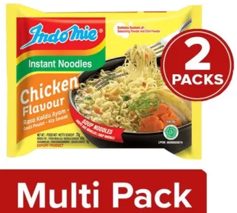 Indomie Instant Soup Noodles – Chicken Flavour 2×70 g Multipack